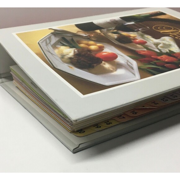 Simply Delicious Recipe 2 Ring Binder Cooking Vintage Menu Meal Planning RGUC - Picture 4 of 16